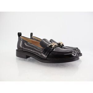 Sam Edelman Christy Bit Loafers Womens 7.5 M Black Vegan Leather Block Heel Flat